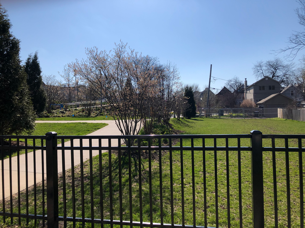 Open field on the East end of Julia DeBurgos Park