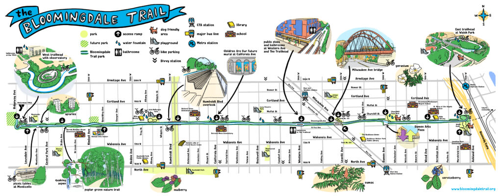 Thumbnail of Bloomingdale Trail map.